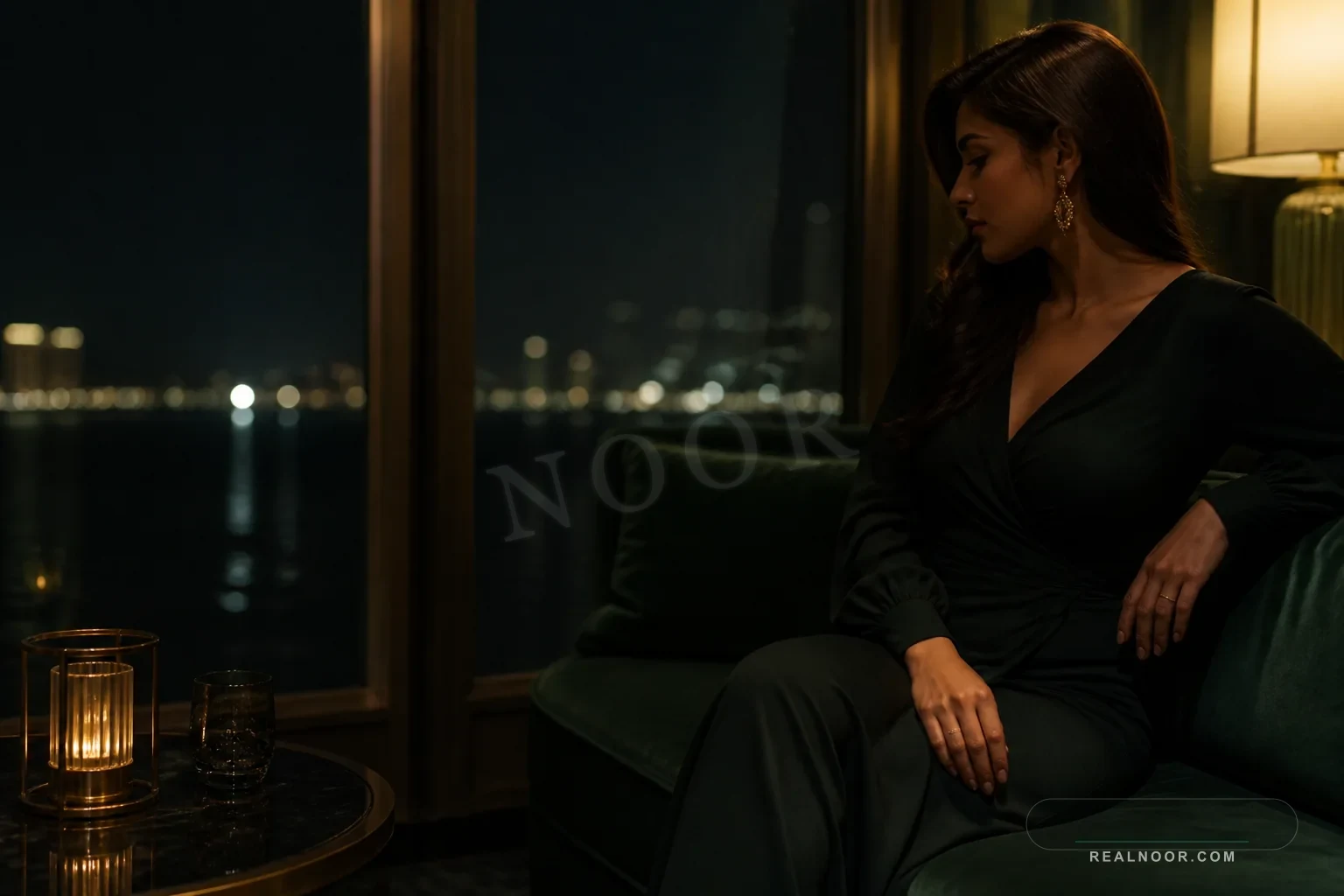 Real Noor - discreet evening portrait