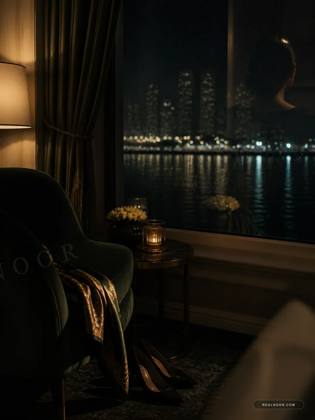 Real Noor - private suite mood frame by the sea